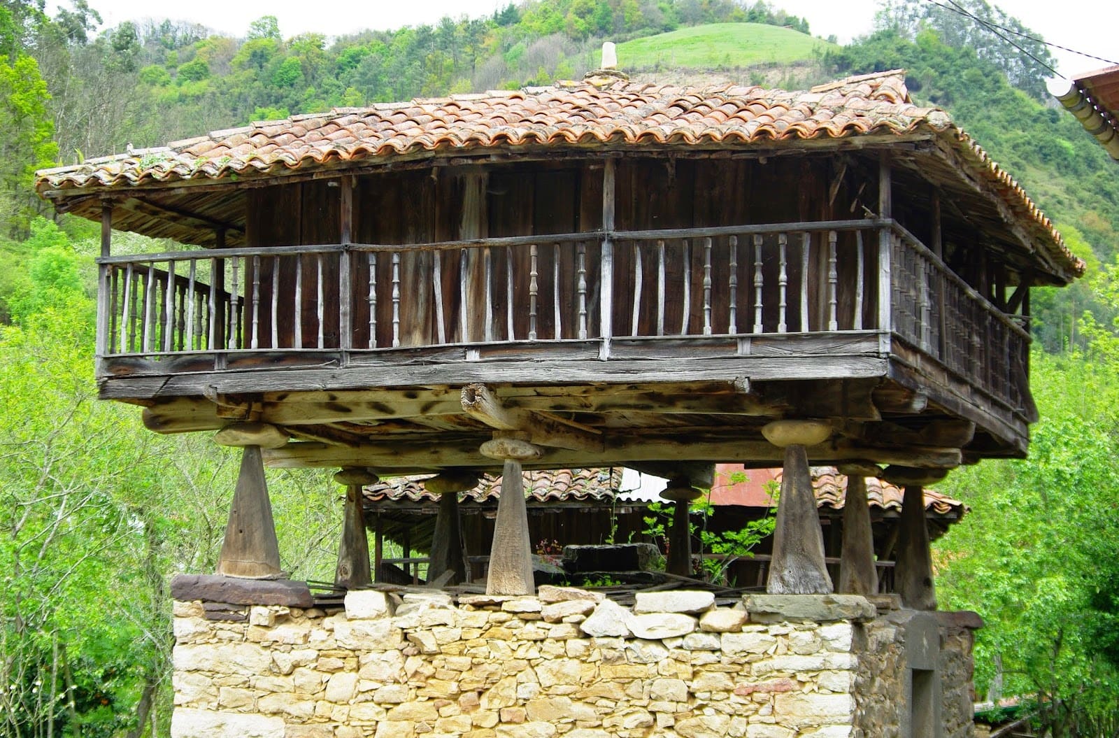 Hórreo asturiano tradicional