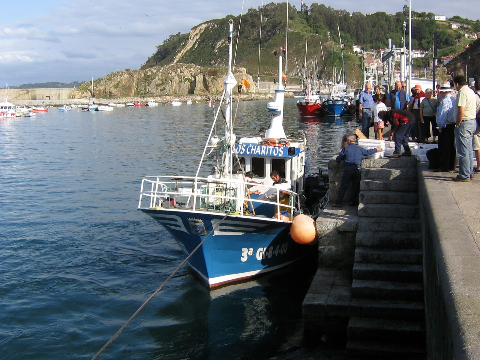 Puerto pesquero de Cudillero